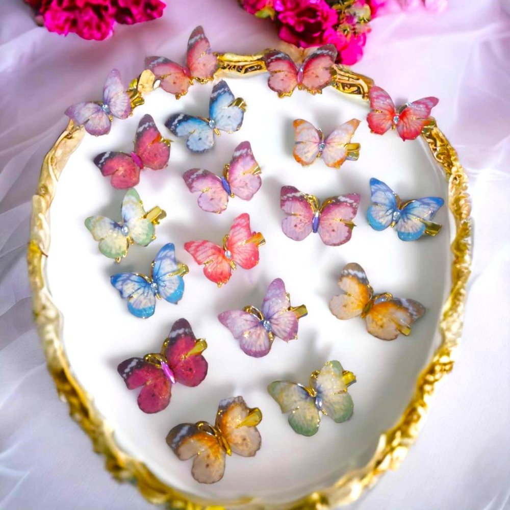 Stunning Butterfly Hair Clips